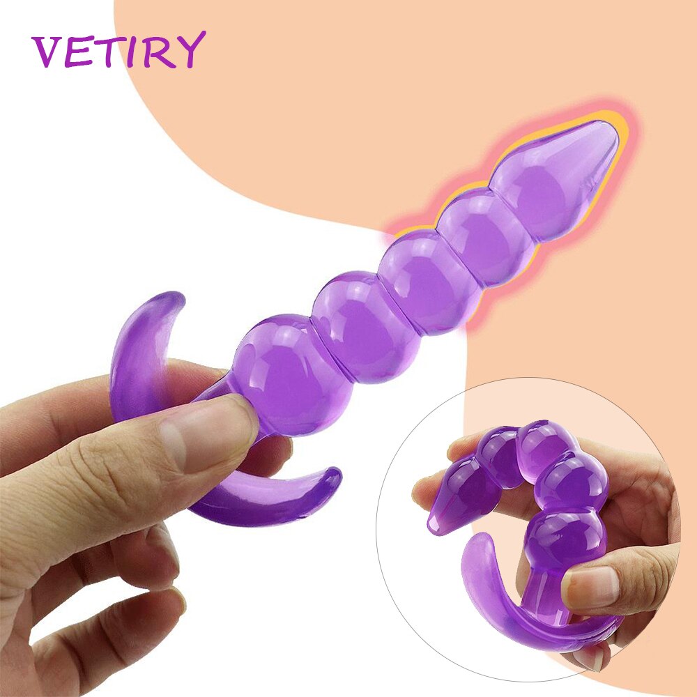VETIRY-perles-anales-gel-e-Plug-Anal-godemichet-Anal-g-spot-Prostate-masseur-Silicone-adulte-jouets