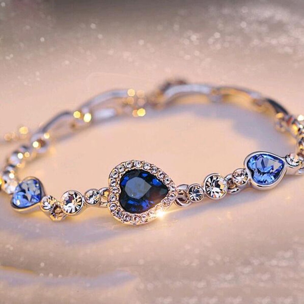 FAMSHIN-Bracelet-avec-strass-en-cristal-pour-femmes-Bracelet-le-plus-chaud-cha-ne-bleu-oc