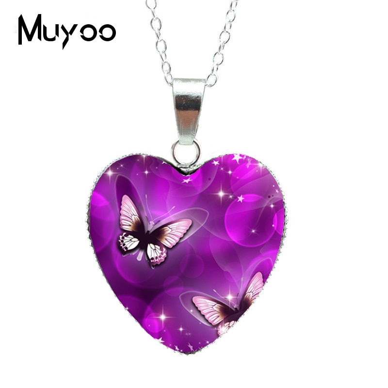 Collier-de-papillon-magique-violet-bijou-avec-pendentif-c-ur-magnifique-et-myst-rieux-HZ3-la