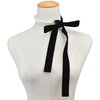 Punk-Long-en-ruban-de-velours-noir-noeud-papillon-imitation-de-perles-collier-breloques-bijoux-gothiques