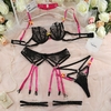 Yimunancy-Ensemble-de-Lingerie-en-Dentelle-4-Pi-ces-Ras-du-Cou-Abonn-s-au-Document