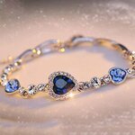 FAMSHIN-Bracelet-avec-strass-en-cristal-pour-femmes-Bracelet-le-plus-chaud-cha-ne-bleu-oc