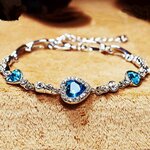 FAMSHIN-Bracelet-avec-strass-en-cristal-pour-femmes-Bracelet-le-plus-chaud-cha-ne-bleu-oc