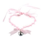 Nouveau-mode-femmes-gothique-Simple-Sexy-dentelle-collier-pendentif-noeud-cloche-ras-du-cou-collier-robe