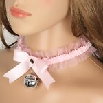 Nouveau-mode-femmes-gothique-Simple-Sexy-dentelle-collier-pendentif-noeud-cloche-ras-du-cou-collier-robe