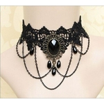 Nouveau-collier-Sexy-gothique-Chokers-cristal-noir-dentelle-cou-collier-ras-du-cou-Vintage-victorien-femmes