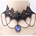 Nouveau-collier-Sexy-gothique-Chokers-cristal-noir-dentelle-cou-collier-ras-du-cou-Vintage-victorien-femmes