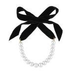 Punk-Long-en-ruban-de-velours-noir-noeud-papillon-imitation-de-perles-collier-breloques-bijoux-gothiques