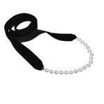 Punk-Long-en-ruban-de-velours-noir-noeud-papillon-imitation-de-perles-collier-breloques-bijoux-gothiques