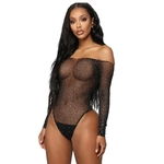 Combinaison-Teddy-en-strass-et-r-sille-pour-femme-Lingerie-Sexy-intimes-maille-sous-v-tements