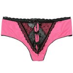 Sodamour-Culotte-en-maille-pour-femmes-entrejambe-ouvert-Sexy-n-ud-papillon-Lingerie-rotique-taille-basse-pour
