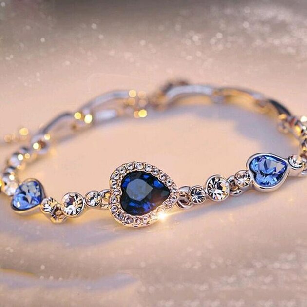 Bracelet En Améthyste Naturelle Pour Femme - 3 Modèles Ajustables Avec Pendentif Cœur - Pierre Violette Vibrante