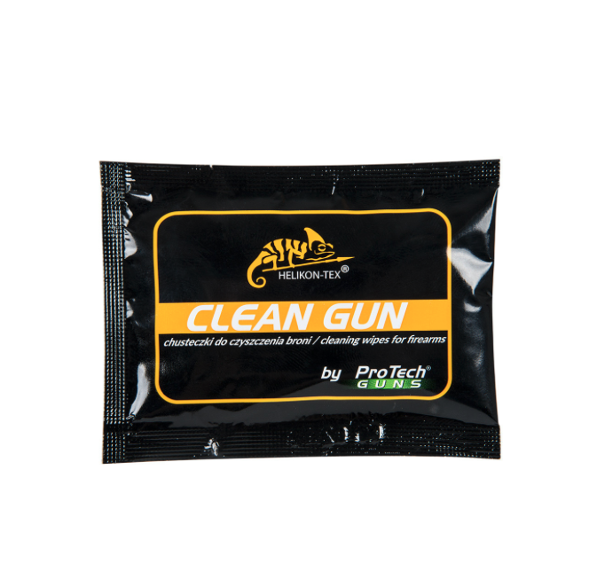 CLEAN GUN WEAPON CLEANING WIPES