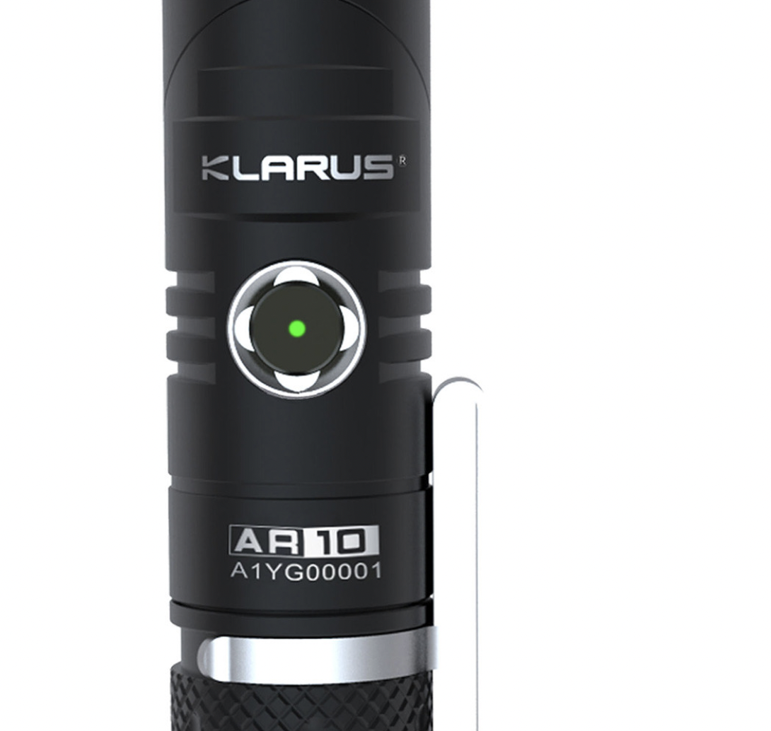 KLARUS Lampe tactique rechargeable AR10 LED - 1080 Lumens