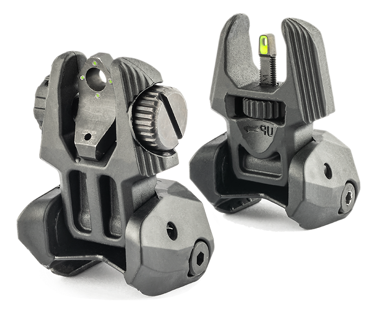 MEPRO FRBS Self-Illuminated Flip Backup Sights