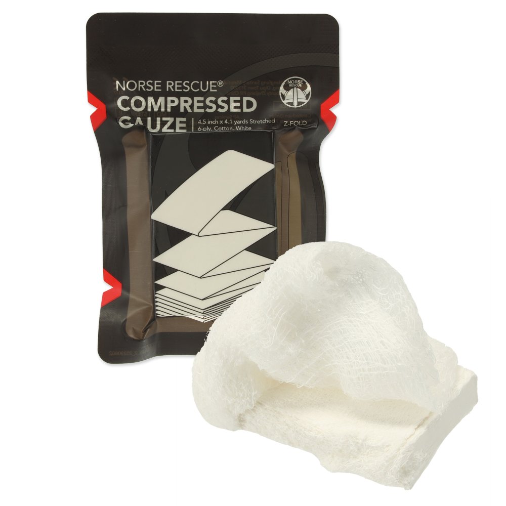 Compressed Gauze z-fold