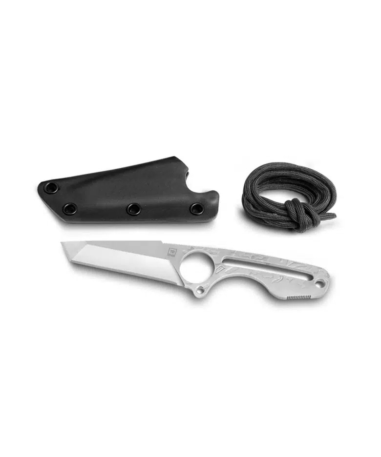 Couteau S-NECK avec étui kidex + corde