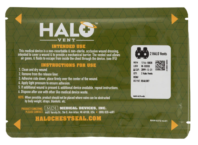 CHEST-SEAL HALO VENT 2 PACK
