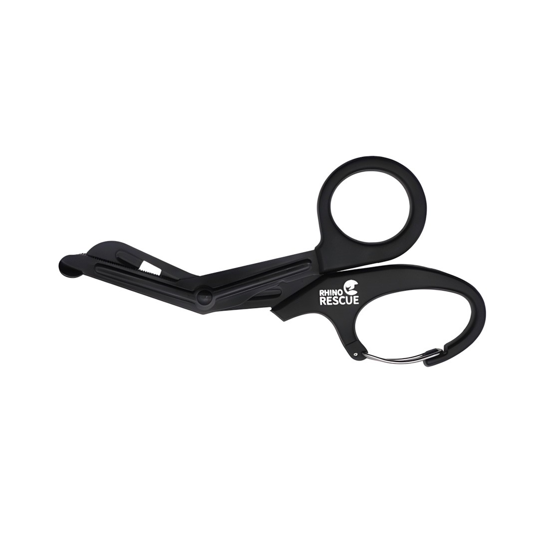 CISEAUX TRAUMA MOUSQUETON 19 CM NOIR