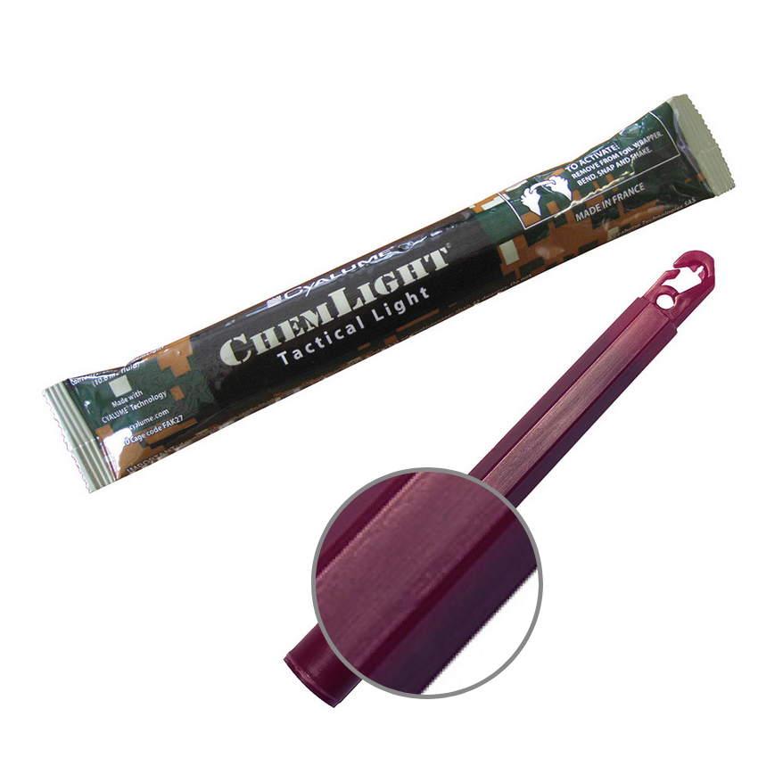 Bâton lumineux ChemLight 15 cm - 8 heures infrarouge