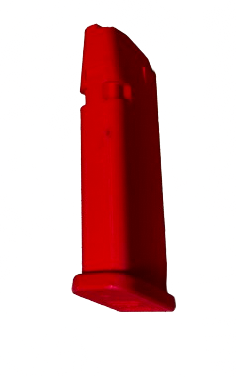 Chargeur d\'entrainement GLOCK 17 ROUGE