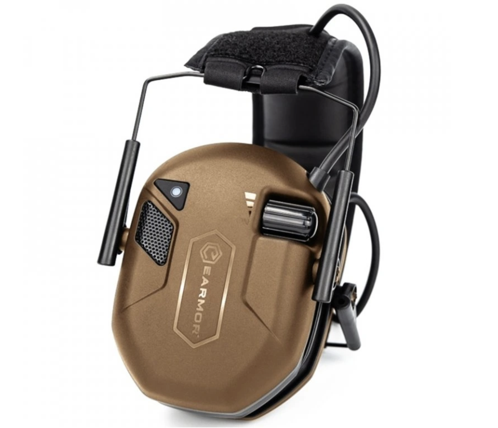 EARMOR M300T ELECTRONIC HEARING PROTECTOR COYOTE BROWN