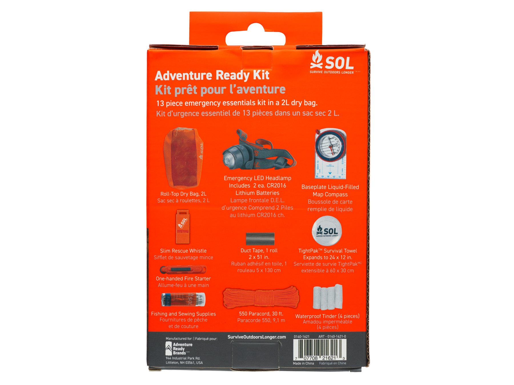 SOL Survive Ready Kit (kit durgence)
