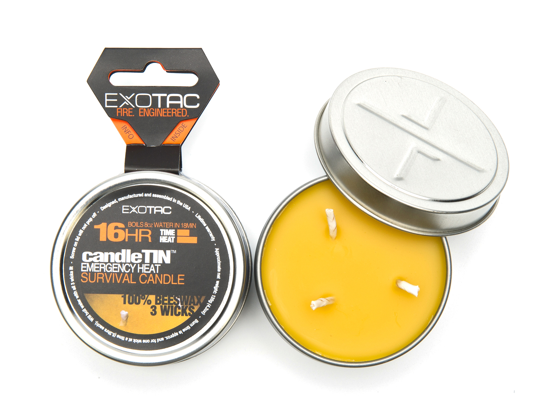 candleTIN. Hot Burn, Large