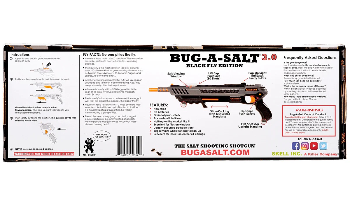 Pistolet BUG-A-SALT 3.0 Black