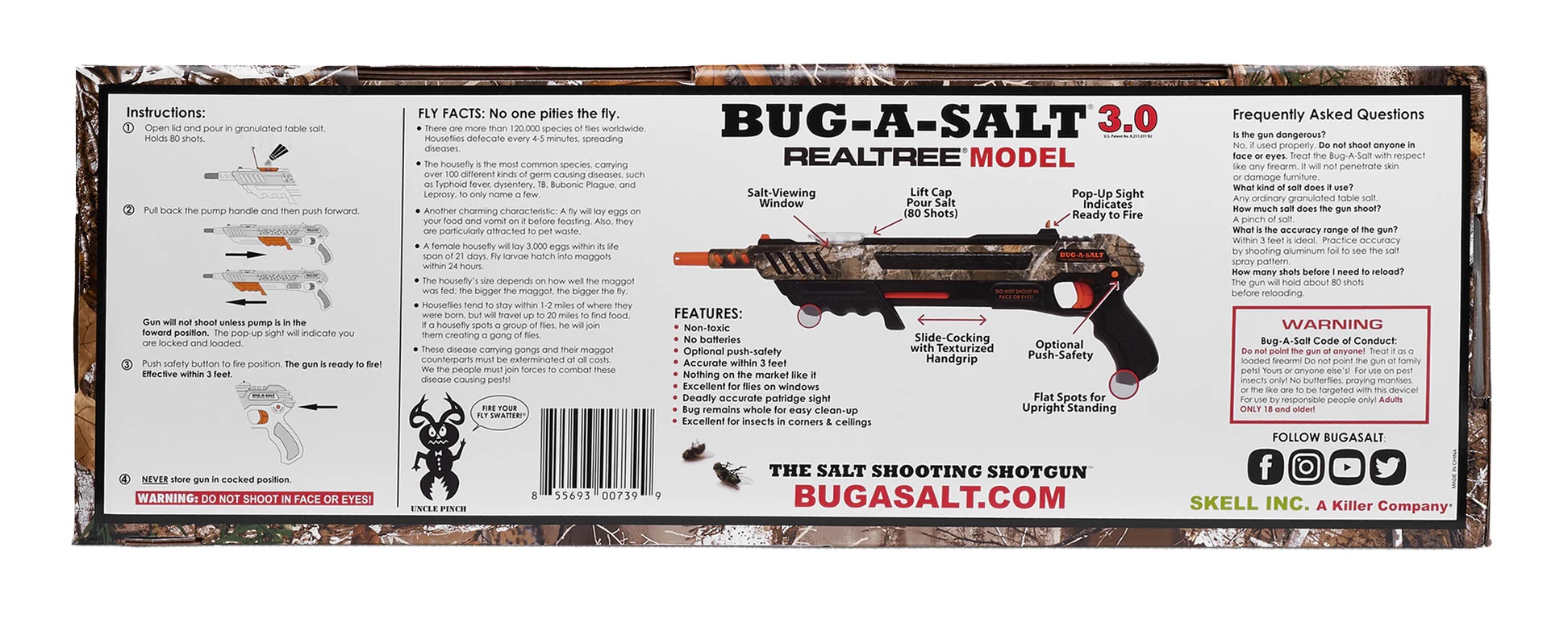 Pistolet BUG-A-SALT 3.0 CAMO