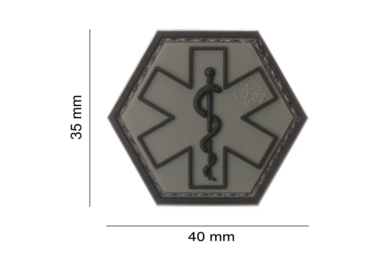 Paramedic Hexagon Rubber Patch