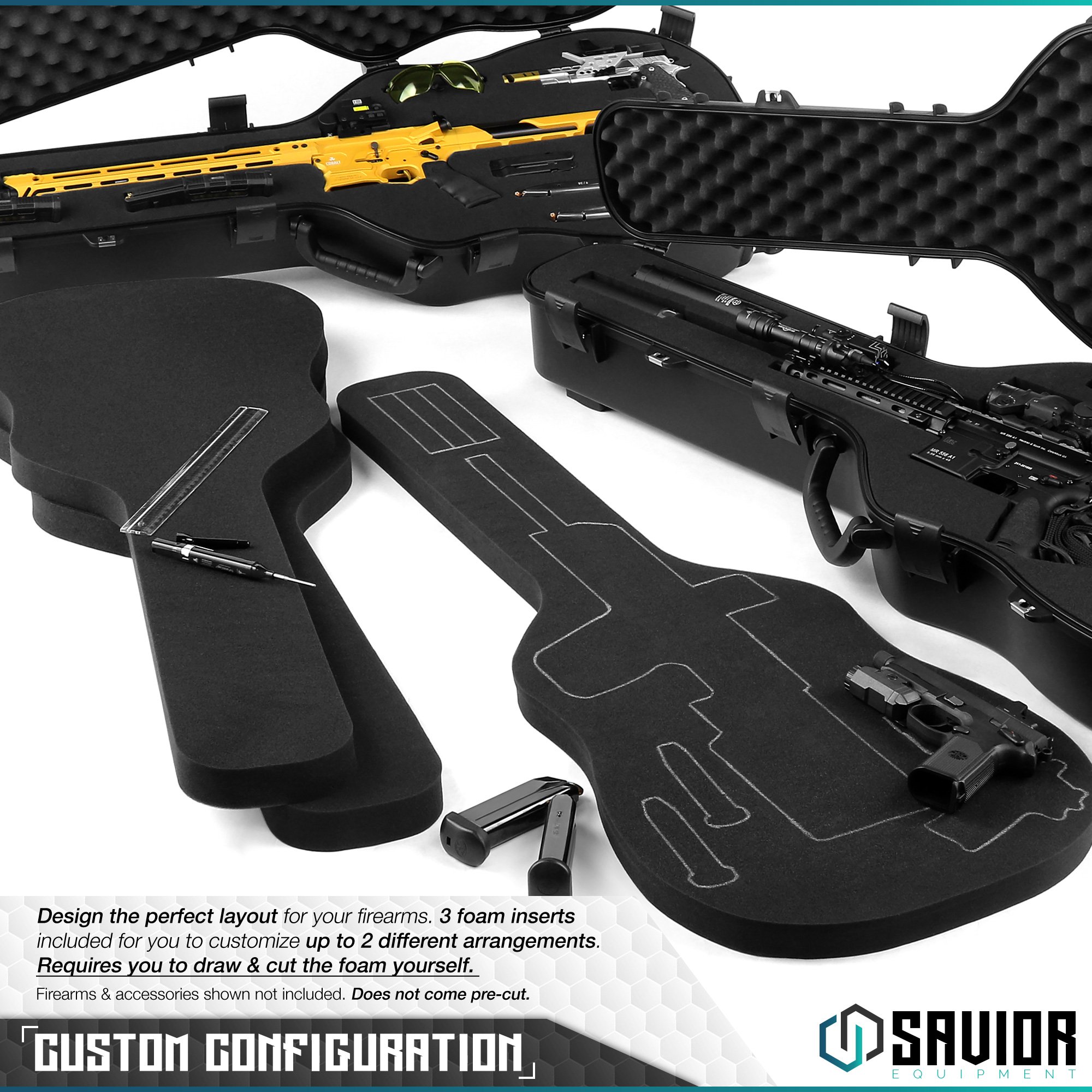 Savior Equipment Ultimate Guitar Case – Single Rifle Case black