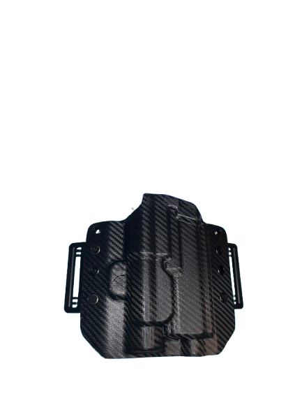 Holster Kydex (OWB) pour GLOCK 17/19/45 avec Lampe Tactique