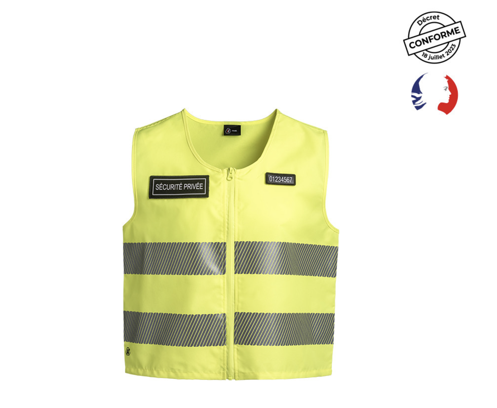 Gilet sans manches SÉCU-ONE HV-TAPE jaune