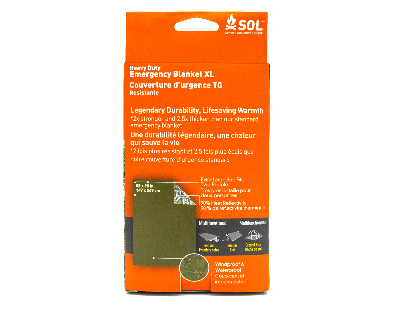 Couverture de Survie Thermique XL SOL