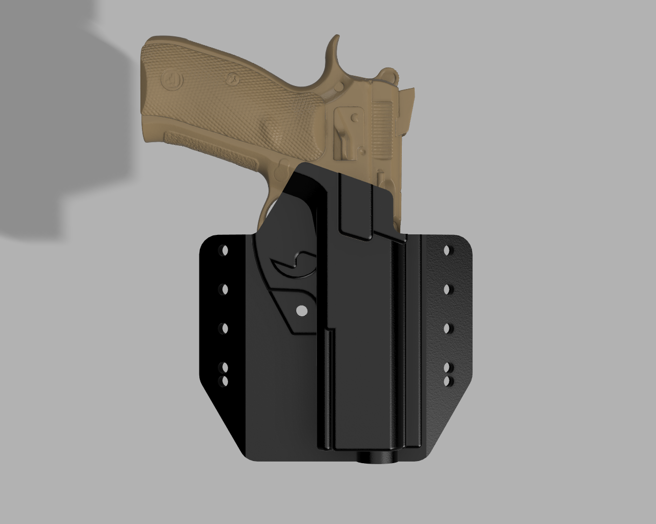 Holster Kydex (OWB) sans sans lampe CZ-SP01