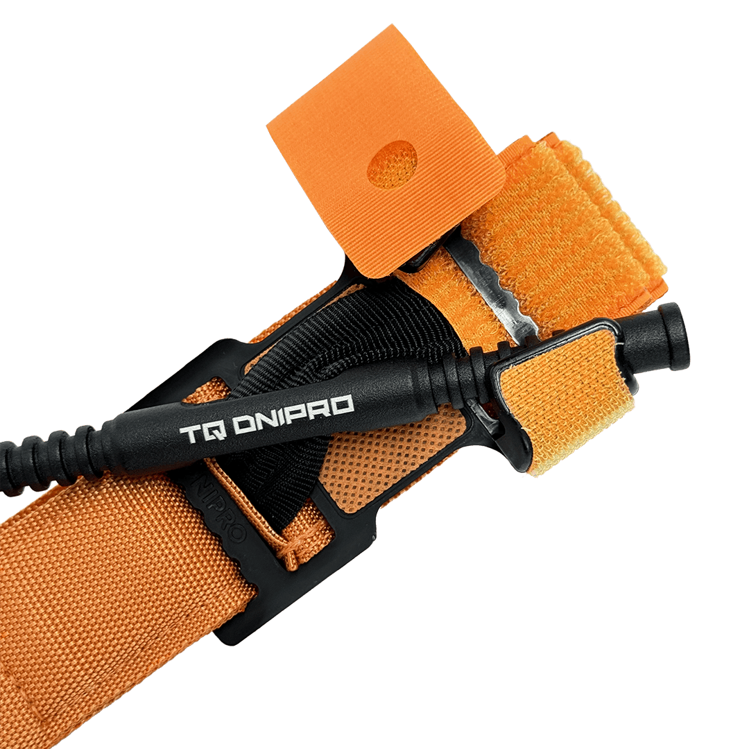 Hemostatic tourniquet "DNIPRO" orange (tourniquet)