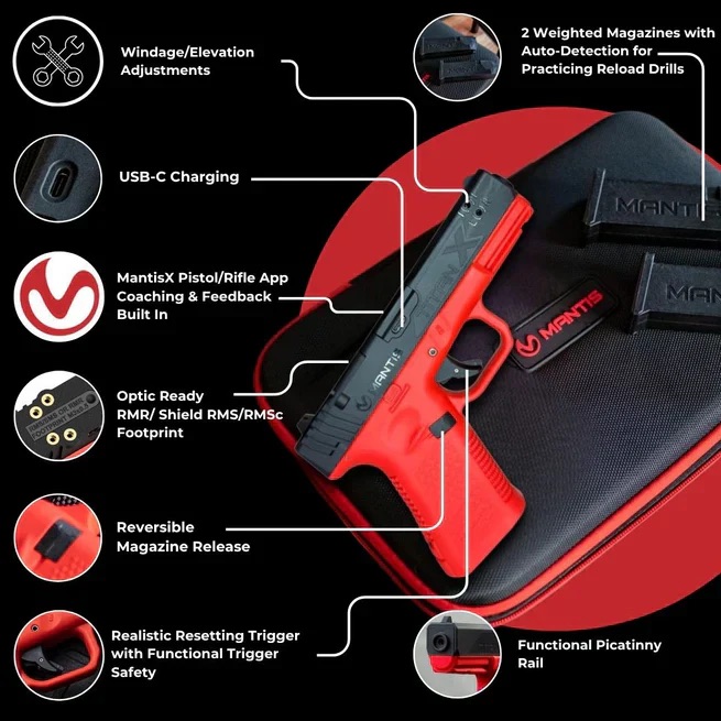 Pistolet laser dentraînement intelligent MANTIS TitanX