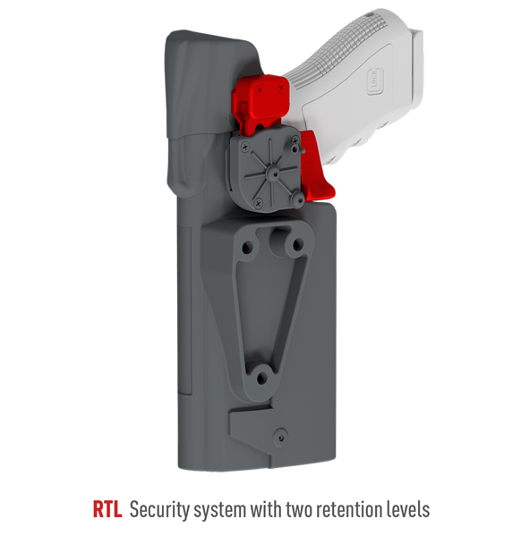 ET56 Holster Niveau 2 GLOCK 17 avec lampe