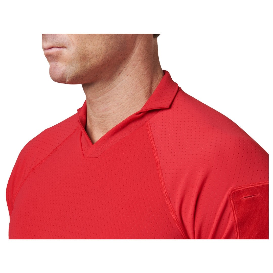 V.XI® SIGURD POLO MANCHES COURTES - ROUGE