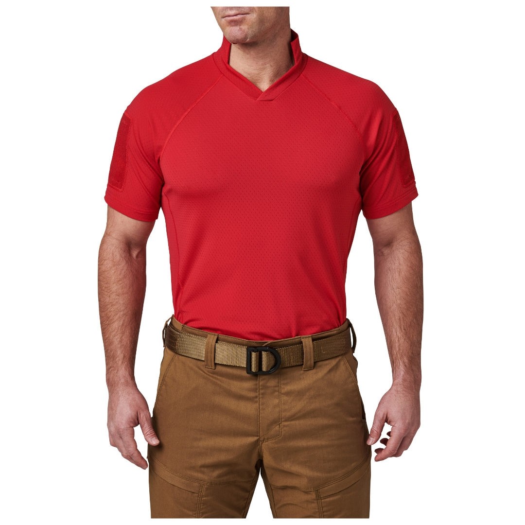 V.XI® SIGURD POLO MANCHES COURTES - ROUGE
