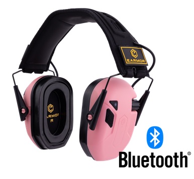 EARMOR M300T ELECTRONIC HEARING PROTECTOR PINK