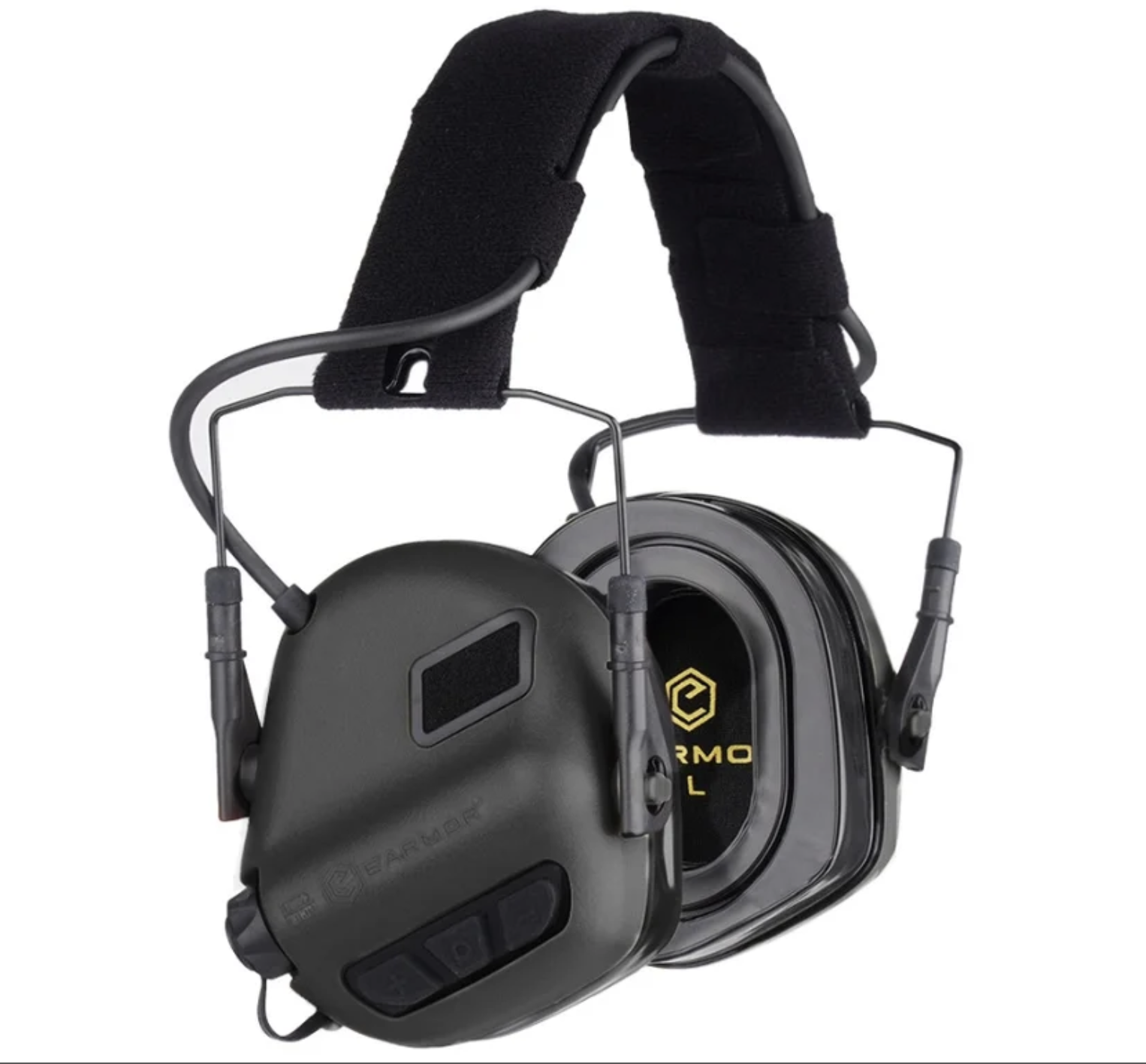 EARMOR M31 PLUS ELECTRONIC HEARING PROTECTOR BLACK