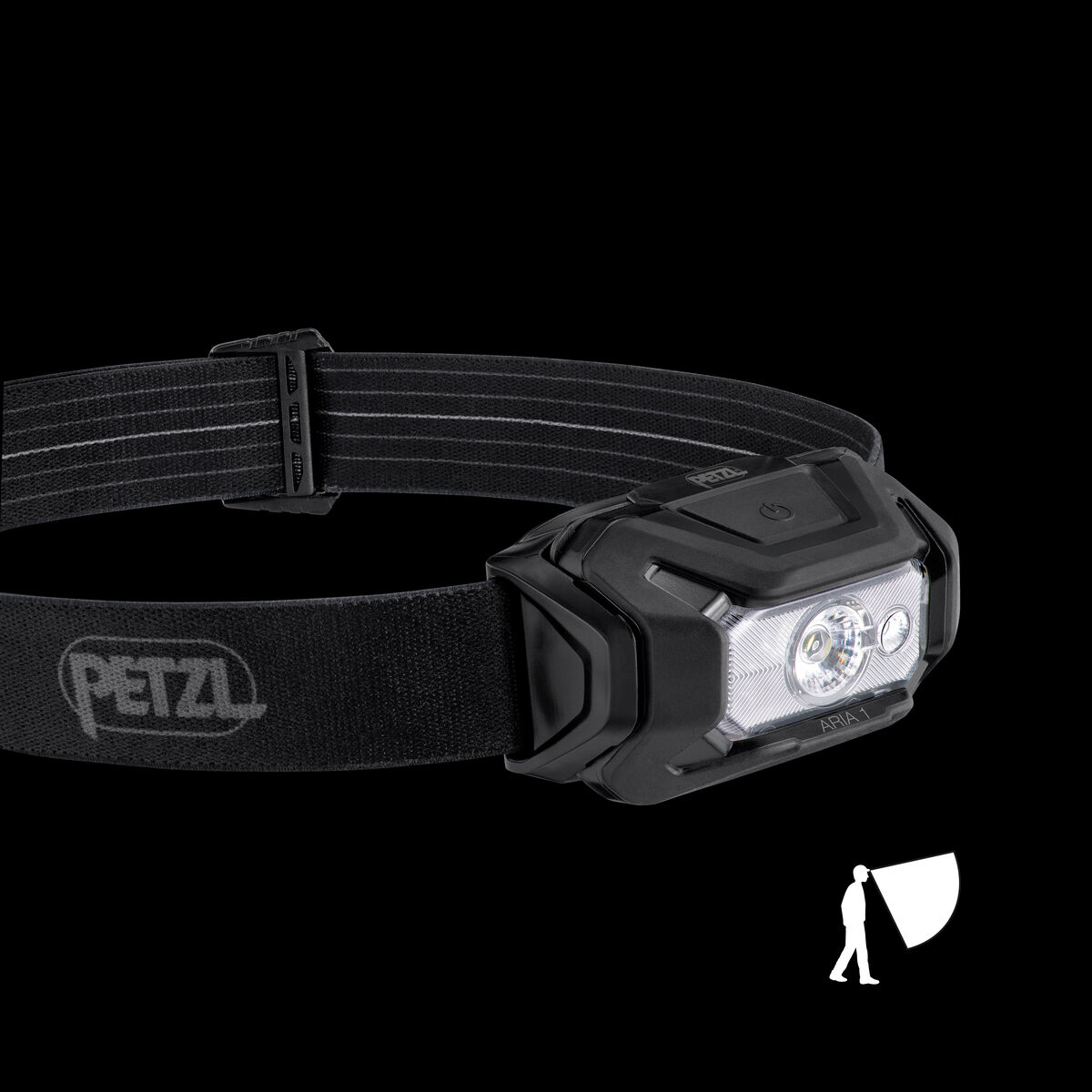 Lampe frontale PETZL ARIA 1 RGB - Noir