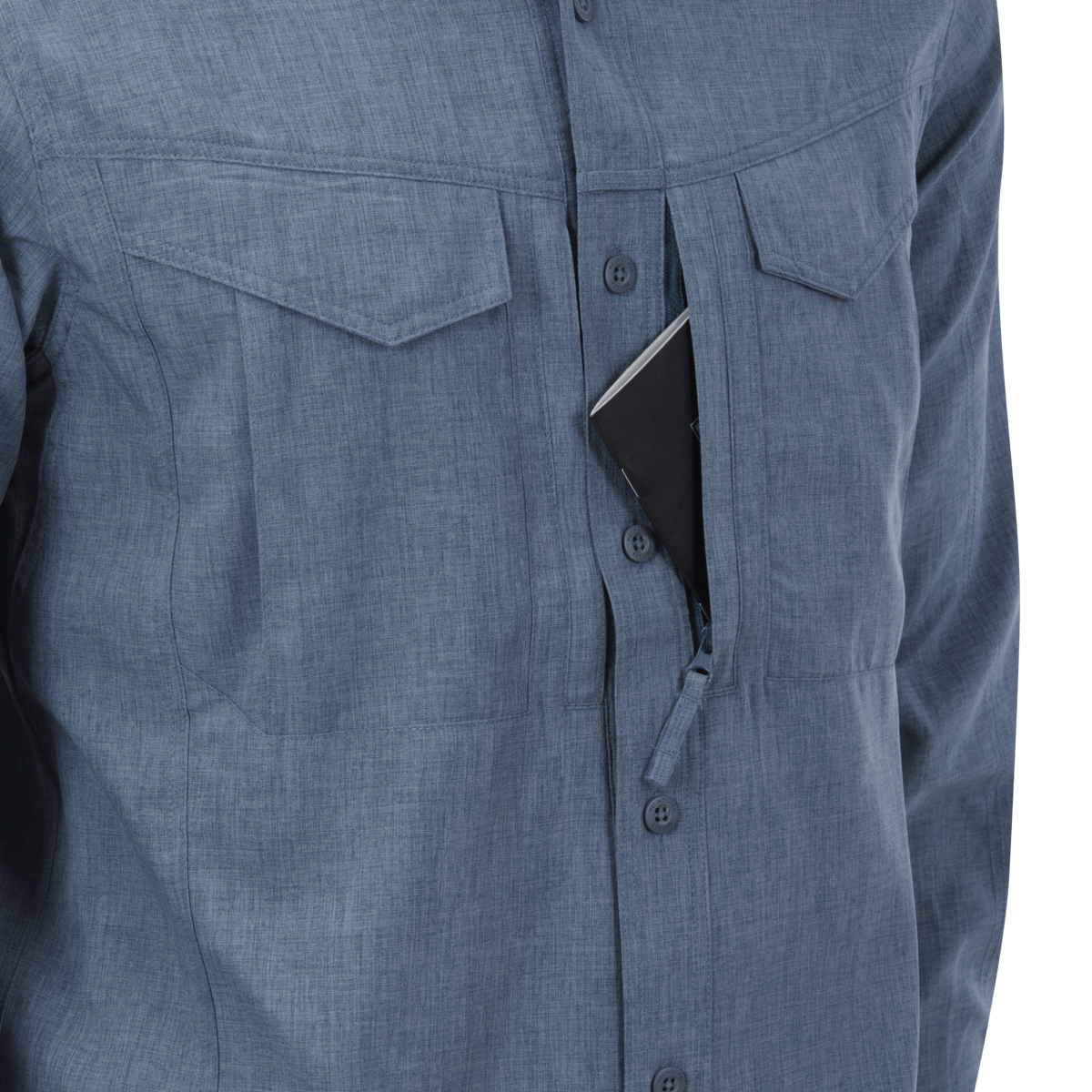 DEFENDER Mk2 Gentleman Shirt® - Melange Blue