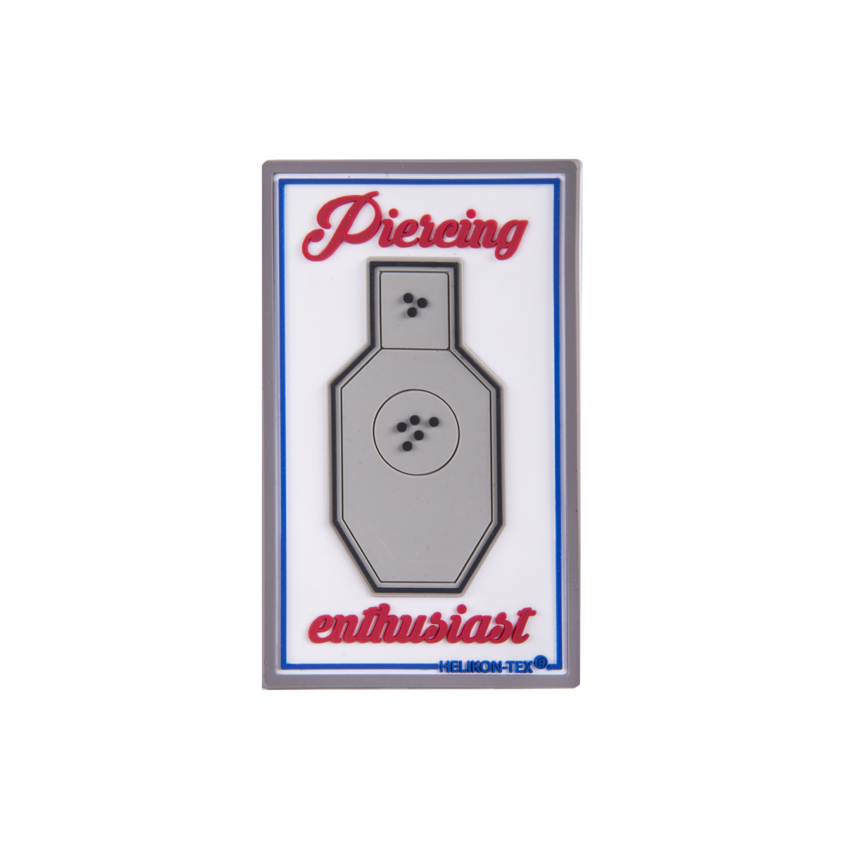 "Piercing Enthusiast" Patch - PVC - White