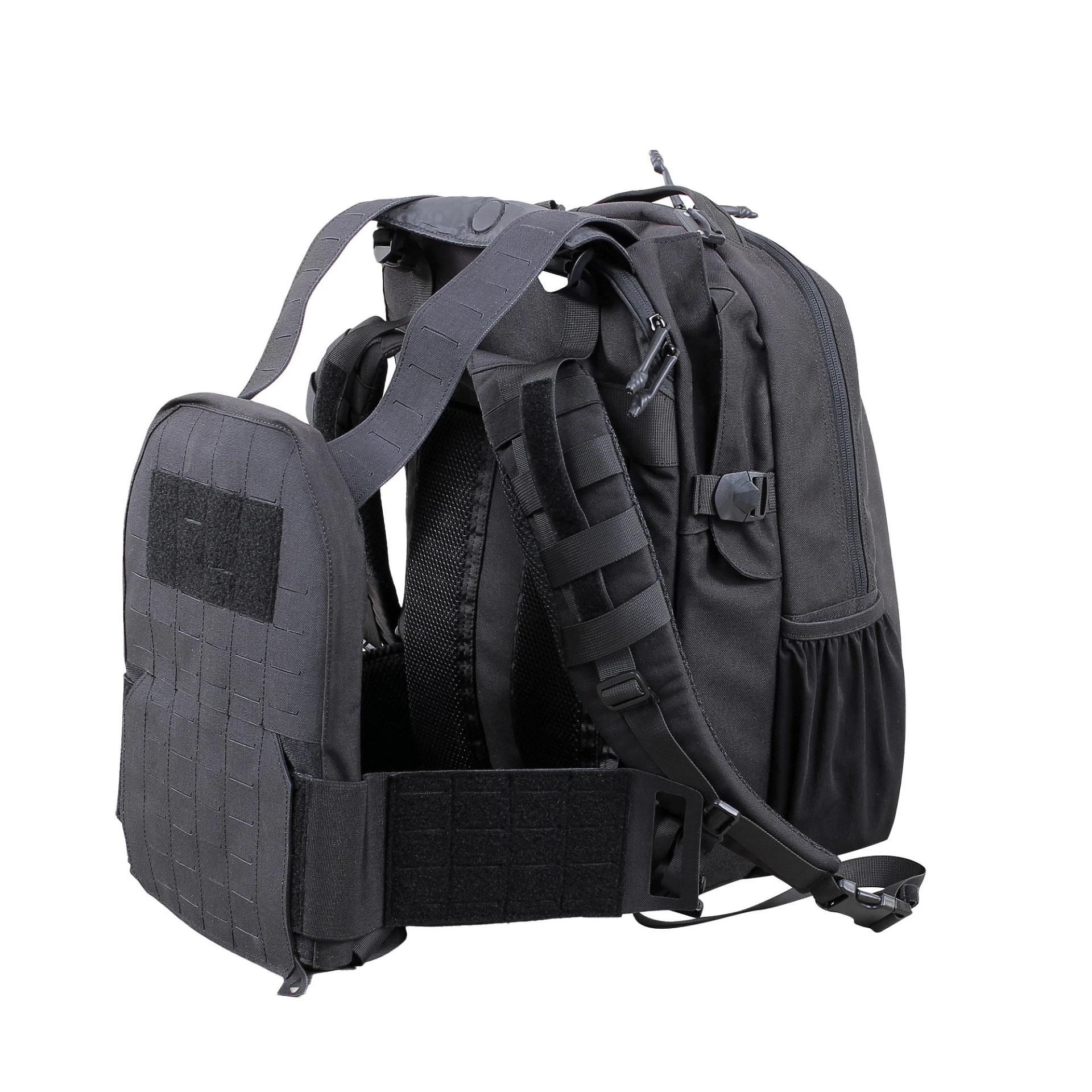 Sac à dos tactique 2 en 1 avec porte-plaque
