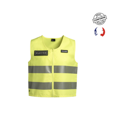 Gilet sans manches SÉCU-ONE HV-TAPE jaune