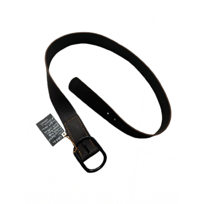 Ceinture Cuir Collet Artisanale Enghien 5cm | Café