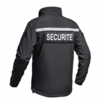 Veste softshell Sécu-One sécurité HV-TAPE noir